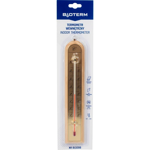 Termômetro de ambiente com escala dourada (-10°C a +60°C) 28cm mix - 4