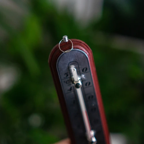 Termómetro de ambiente com escala prateada (-10°C a +50°C) 16 cm (sortido) - 5