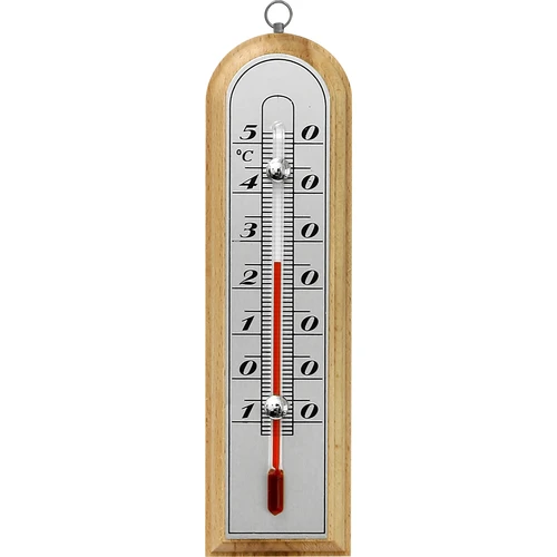Termômetro de ambiente com escala prateada (-10°C a +50°C) 16cm mix  - 1 