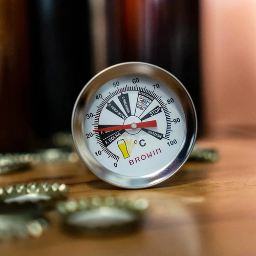 Termômetro de cerveja (0°C a +100°C) 31,5cm - 4