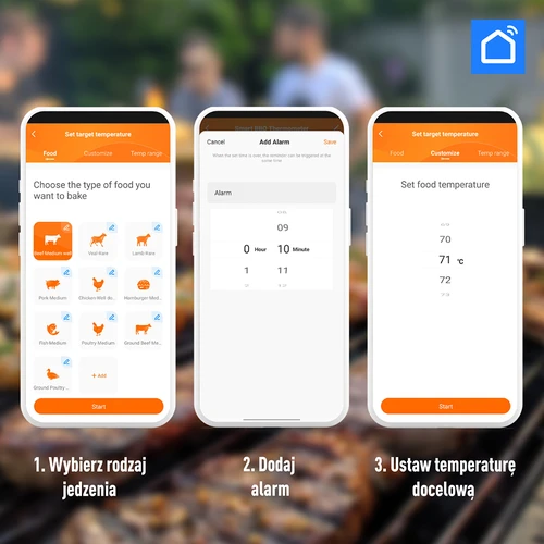 Termômetro de cozinha com Bluetooth, 2 sondas - 10
