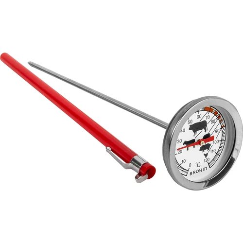 Termômetro de cozinha com gráfico (0°C a +120°C) 21,0cm  - 1 