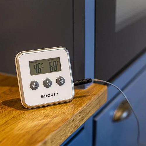 Termômetro de cozinha eletrônico com sonda (0°C a 250°C) mix - 4