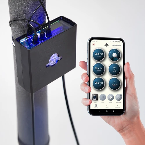 Termómetro de destilação hawkSTILL Wi‑Fi com função de ligar e desligar a resistência - 4