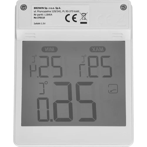 Termómetro digital exterior para janela, autocolante, da marca Soens - 4