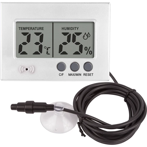 Termômetro e higrômetro eletrônico para terrário (0°C a +50°C) 5cm  - 1 