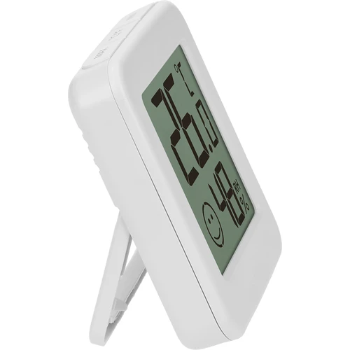 Termômetro eletrônico com indicador de conforto, branco - 3