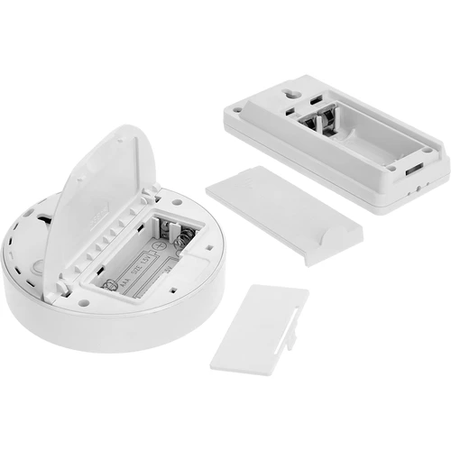 Termómetro eletrónico da marca Soens - com sensor externo, redondo, branco - 4