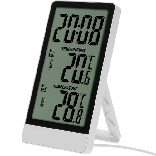 Termómetro eletrónico da marca Soens – com sonda, branco - 3