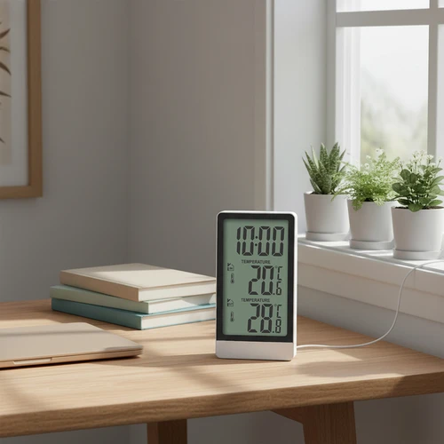 Termómetro eletrónico da marca Soens – com sonda, branco - 7