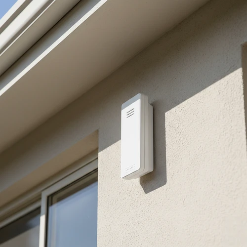 Termómetro eletrónico da Soens - com sensor externo, redondo branco - 9