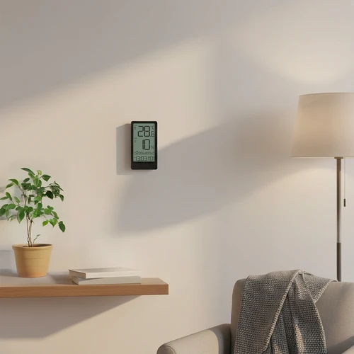 Termómetro eletrónico de ambiente da marca Soens, preto - 9