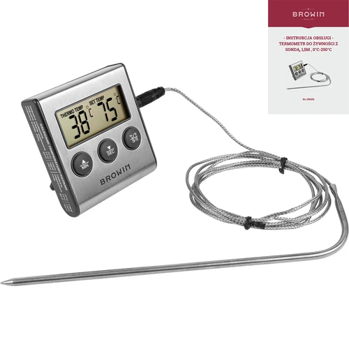 Termômetro eletrônico de cozinha com sonda (0°C a 250°C) - 4