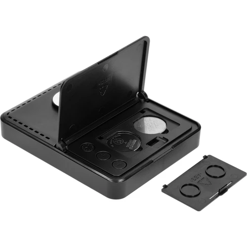 Termómetro eletrónico de interior, preto - 7