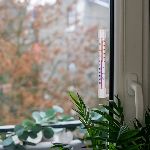 Termômetro externo branco (-50°C a +50°C) 18cm - 7