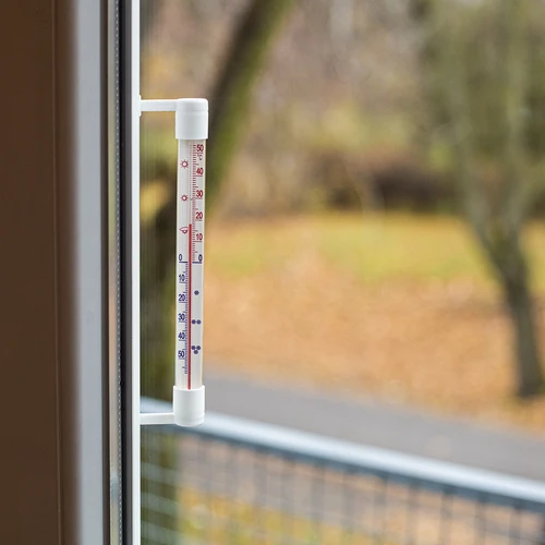 Termômetro externo branco (-50°C a +50°C) 22cm - 6