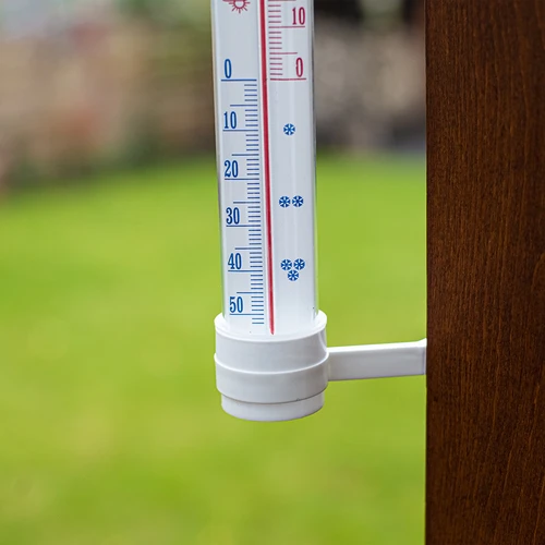 Termômetro externo branco (-50°C a +50°C) 27cm - 3