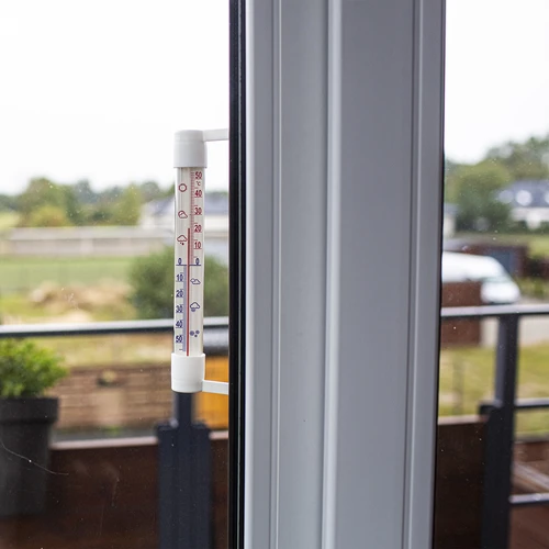 Termômetro externo branco (-60°C a +50°C) 23cm - 2