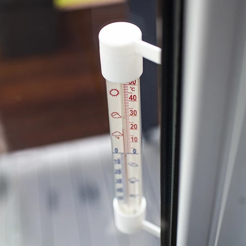 Termômetro externo branco (-60°C a +50°C) 23cm - 4