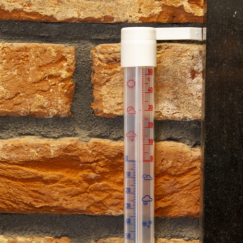 Termômetro externo com escala transparente (-70°C a +50°C) 23cm mix - 6
