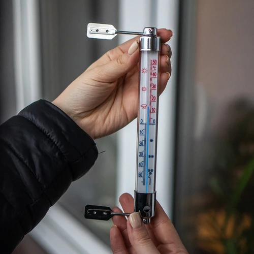 Termômetro externo com moldura de metal (-50°C a +50°C) 20cm - 3