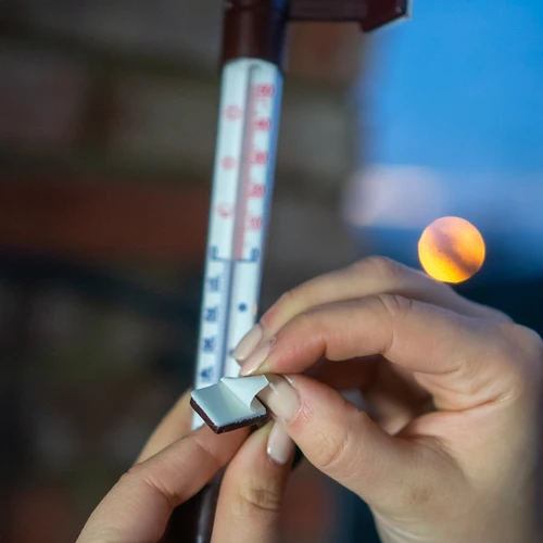 Termômetro externo marrom (-50°C a +50°C) 18cm - 6