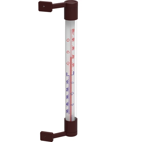 Termômetro externo marrom (-50°C a +50°C) 22cm - 2