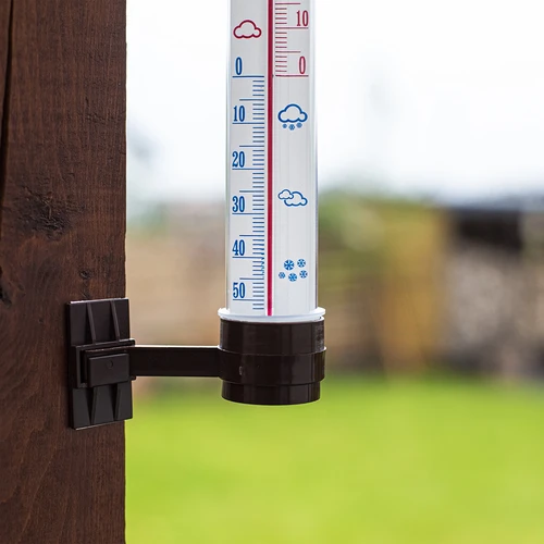 Termômetro externo marrom (-50°C a +50°C) 27cm - 3