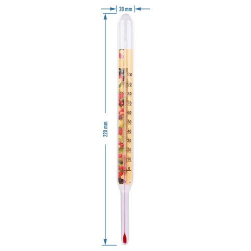Termômetro para conservas (0°C a +100°C) 22cm - 2