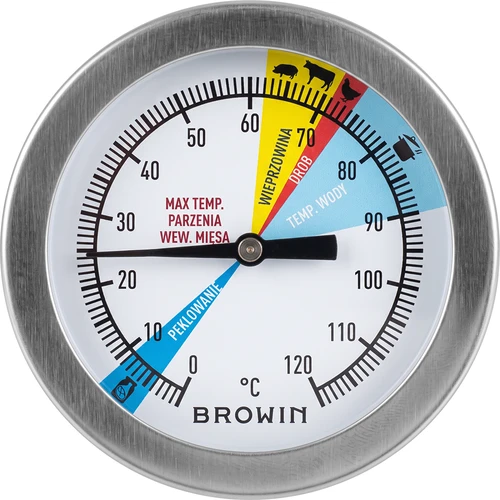 Termómetro para cozedor de fiambre 1,5 kg e 3 kg (0 °C a +120 °C) 12,5 cm - 2