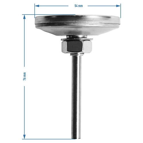 Termômetro para defumador e BBQ (0°C a +250°C) 5,2cm - 8