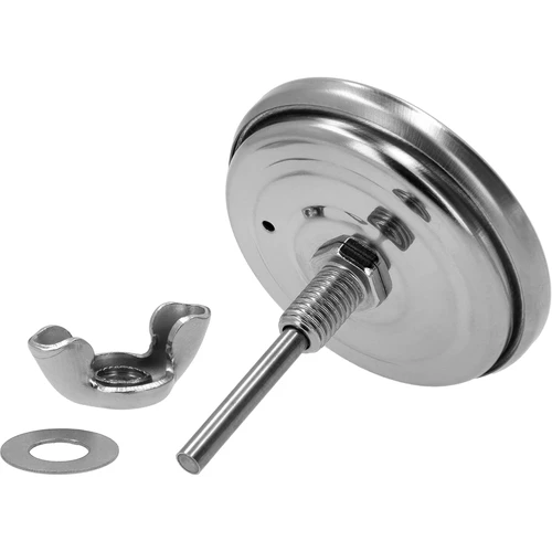 Termómetro para grelhador e BBQ, de 50 a +500°C, bimetálico, 5,3cm - 3