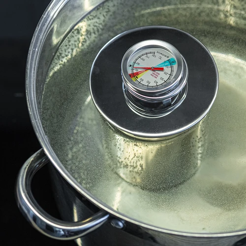 Termômetro para prensa de presunto 1,5kg e 3kg (0°C a +120°C) 12,5cm - 5