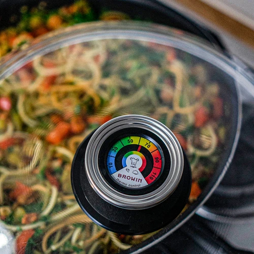 Termómetro-puxador para tampa (0°C a +120°C) Ø8,5cm - 5