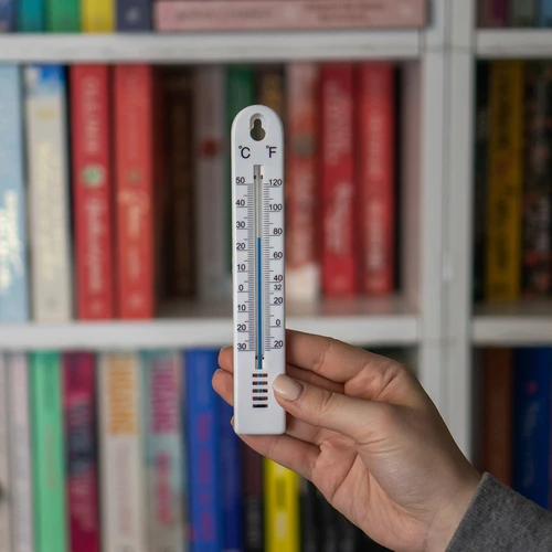Termômetro universal (-30 a +50°C), 17 cm, branco - 3