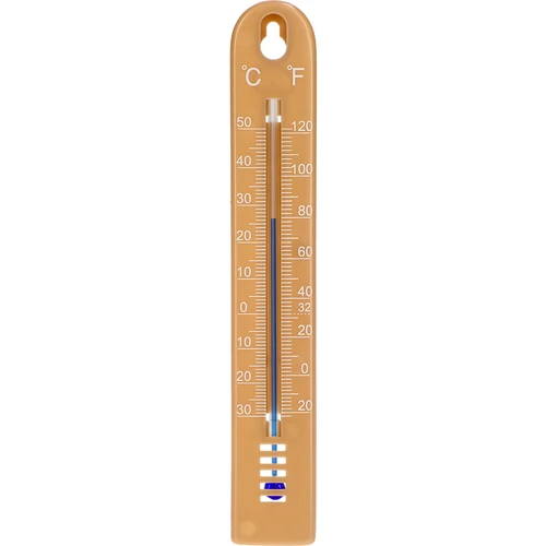 Termômetro universal (-30 a +50°C), 17 cm, marrom claro  - 1 