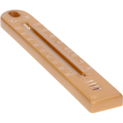 Termômetro universal (-30 a +50°C), 17 cm, marrom claro - 3