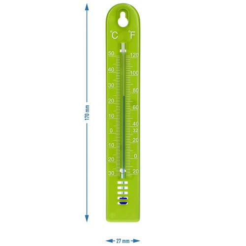Termômetro universal (-30 a +50°C), 17 cm, verde - 4