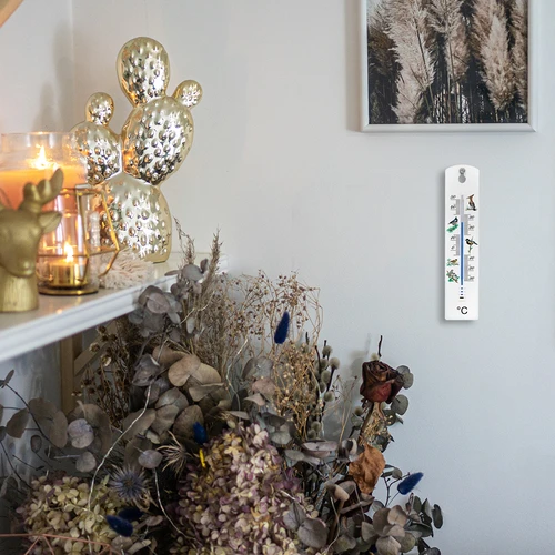 Termômetro universal com gráfico - pássaros (-30°C a +50°C) 20cm - 5