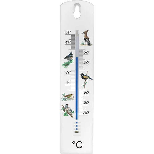 Termómetro universal com ilustração - Pássaros (-30°C a +50°C) 20 cm  - 1 