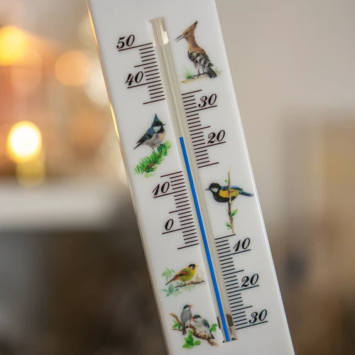 Termómetro universal com ilustração - Pássaros (-30°C a +50°C) 20 cm - 4
