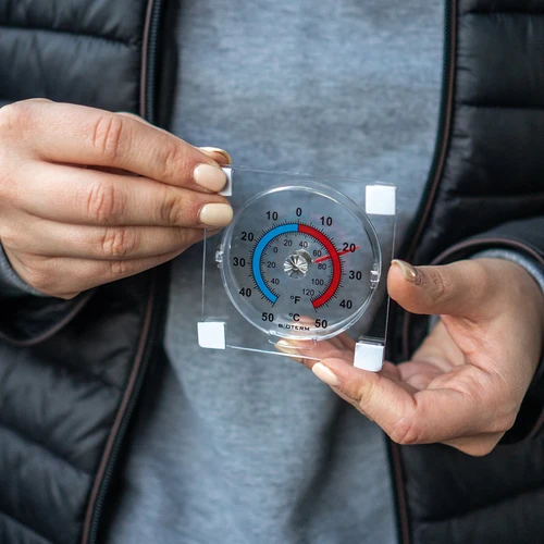 Termómetro universal transparente, autocolante (-50°C a +50°C) - 5