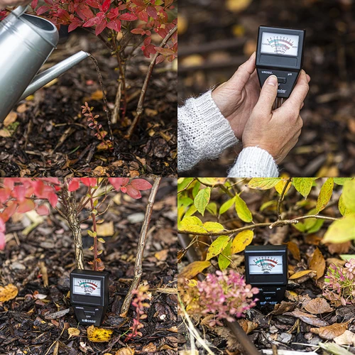 Testador de solo 2 em 1 - pH, fertilidade do solo - 7