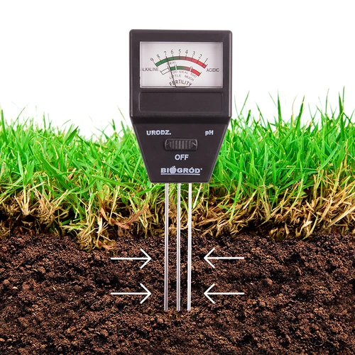 Testador de solo 2 em 1 - pH, fertilidade do solo - 5