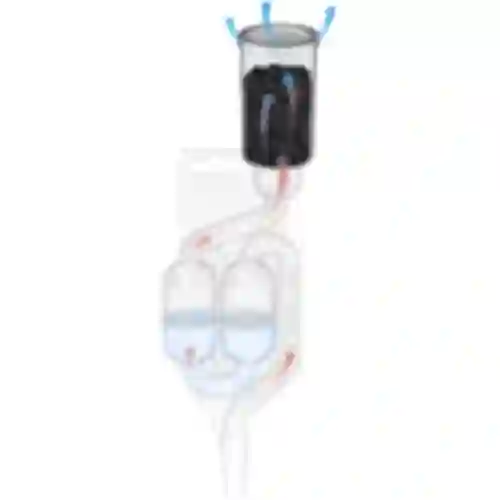 Absorvedor de odor de fermentação com tubo Maxi e carvão