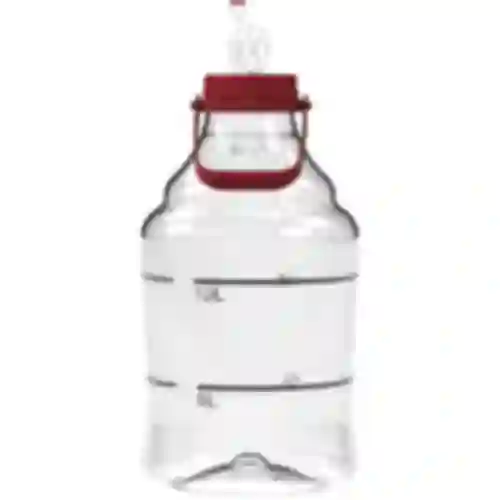Balão para vinho leve, inquebrável, com alça, 15 L
