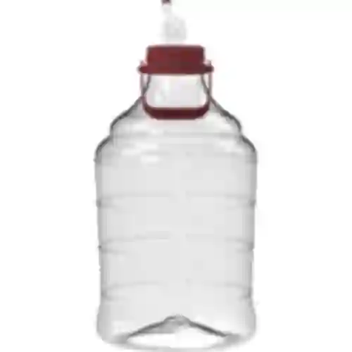 Balão para vinho leve, inquebrável, com alça, 25 L