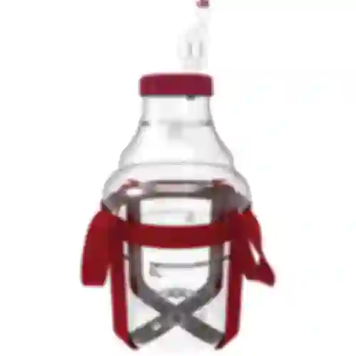 Balão para vinho leve, inquebrável, com alças, 10 L