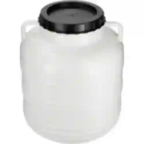 Barril de Conserva 40L - branco, alças