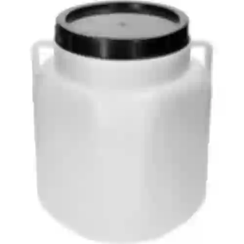 Barril Quadrado de 30 L, branco, com alças, Sterk